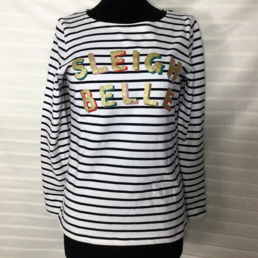 Joules Womens Top Shirt Long Sleeve Stripes Siz 8